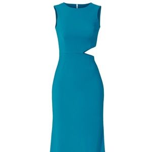 Gown/ formal dress with side cut out